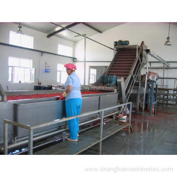 Automatic cranberry processing line